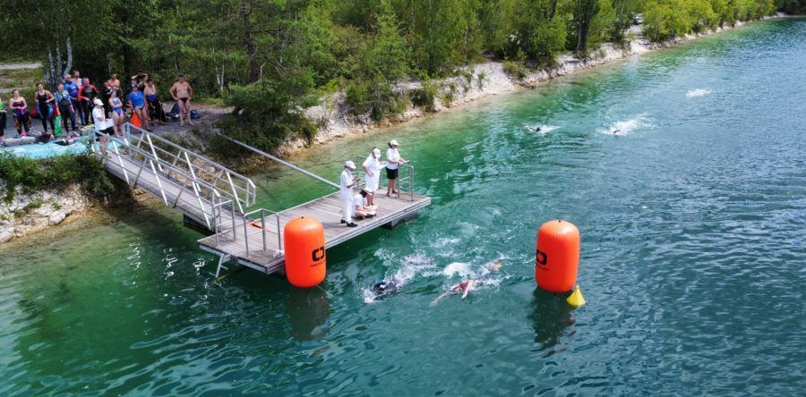 Championnat eau Libre nage avec palme