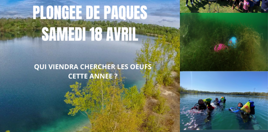 Plongée de Pâques le 18 avril